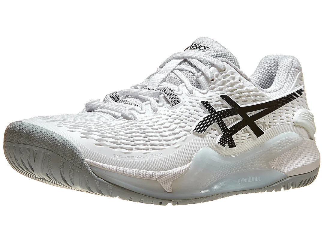 Giày Tennis Asics Gel Resolution 9 White/Black Men's Shoes