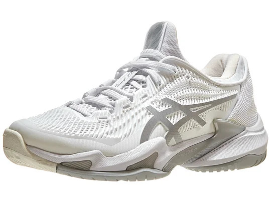 Giày Tennis Asics Court FF 3 White/Silver Women's Shoes