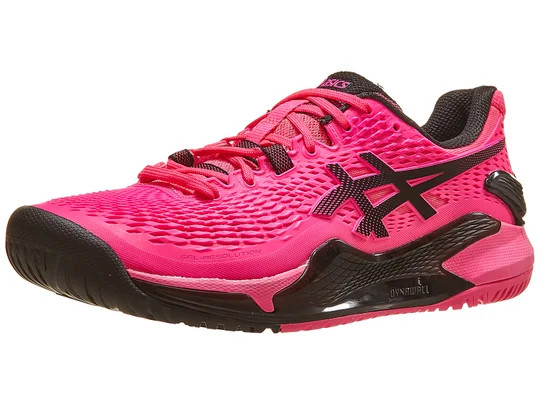 Giày Tennis Asics Gel Resolution 9 Hot Pink/Black Men's Shoes