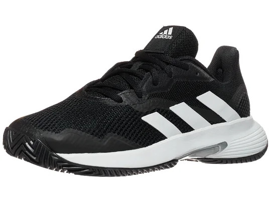 Giày Tennis Adidas CourtJam Control Black/White Women's Shoes