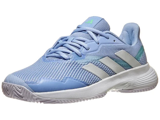 Giày Tennis Adidas CourtJam Control Blue Dawn/White Women's Shoes