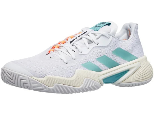 Giày Tennis Adidas Barricade Parley White/Blue Women's Tennis Shoes